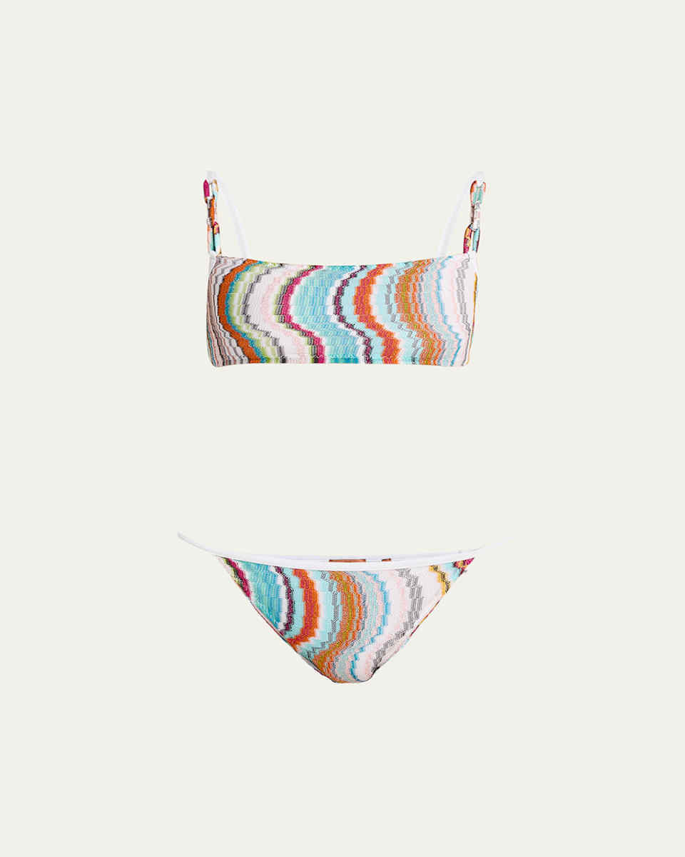 Wave Two-Piece Swimsuit